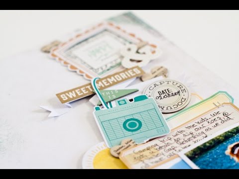 cooling break layout Scraptastic Club process video