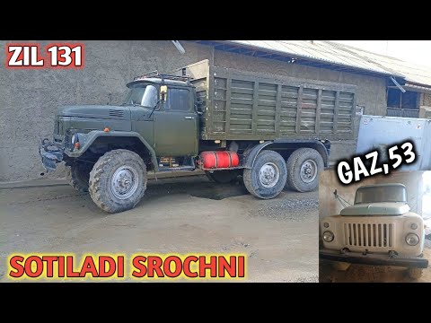 ZIL 131 VA GAZ 53 SOTILADI SROCHNI KELISHILGAN XOLDA NARXI QIZIQARLI BULSA VIDEONI KURING...