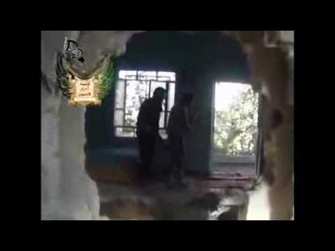 تصدي كتيبة أحرار قاسيون لقوات النظام وميليشيا حزب الله في حي برزة في مدينة دمشق