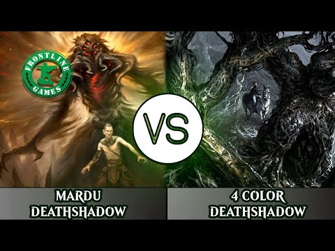 Modern Magic the Gathering - MARDU DEATHSHADOW vs 4 COLOR DEATHSHADOW - 2019 Live tournament
