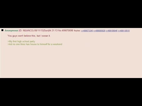 Anon's first high school party (it's a disaster)