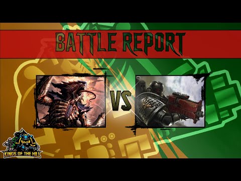 *DIMACHAERONS* Tyraniden VS. Death Watch 2000 Pts - Batrep Warhammer 40k 9. Edition