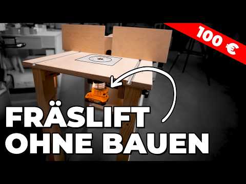 So einfach und günstig war ein Oberfrästisch noch nie!