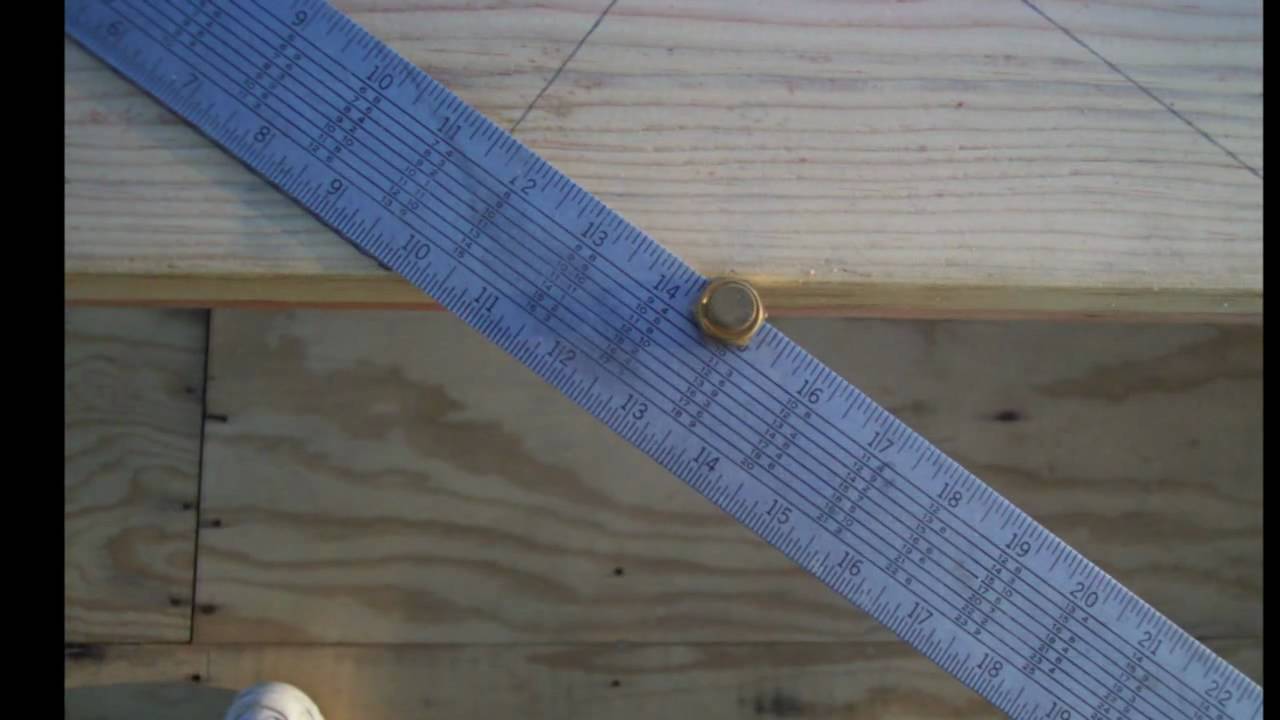 Stringer Layout Using Framing Square - Stair Building Tips