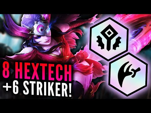 Buffing Sivir with 8 HEXTECH and 6 STRIKER for the 1v9 Carry | Teamfight Tactics Set 6.5 Patch 12.5b
