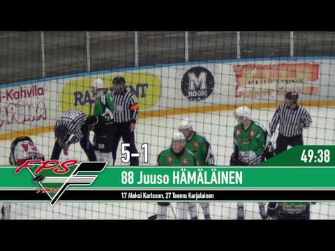 SUOMI-SARJA 2016-2017: 10.12.2016 FPS - D-Kiekko 5-2