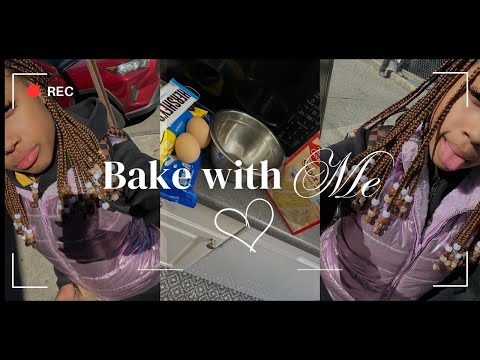 Bake with me!!🩷🤍
