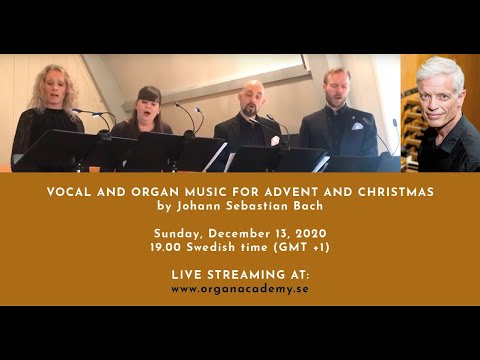 Älvsborg & GIOA Quarantine Concerts - December 13, 2020 at 19:00 (GMT+1) - J. S. Bach - Advent Music