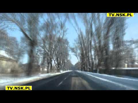 tv.nsk.pl 2013-01-25 Nowy Dwór Mazowiecki i Zakroczym - Wybrane drogi zimą część 2 z 2