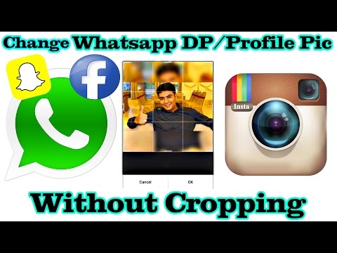 WHATSAPP PROFILE PIC WITHOUT CROPPING !!! ALSO FOR FACEBOOK, INSTAGRAM Video
