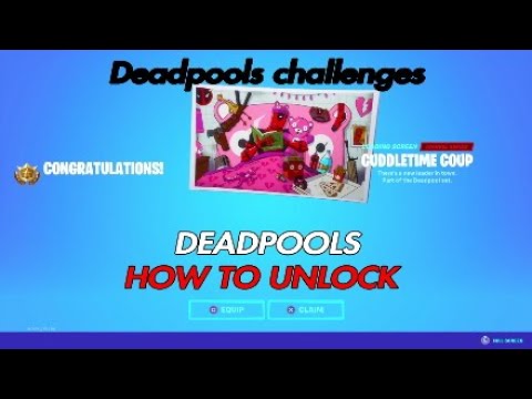 DEADPOOLS CHALLENGES # STUFFED UNICORN # STEEL BRIDGES LOCATIONS Fortnite
