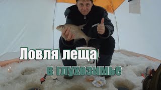 Ловля леща в глухозимье на водохранилище