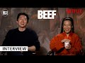 Steven Yeun & Ali Wong on Beef, the vulnerability of anger, differences to stand-up comedy & more