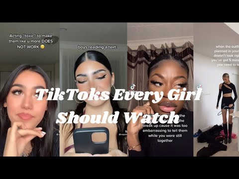 Tiktoks every girl should watch | tiktoks only girls can relate to | Girls only