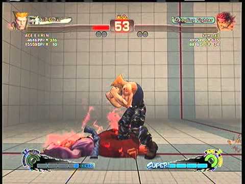 SSFIVAE:  Guile  (ACE E I RI N) vs. Evil Ryu (kamata3) SD