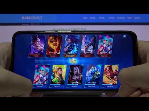 Gameplay of Mobile Legends on CUBOT X30 - Mobile Gaming Test