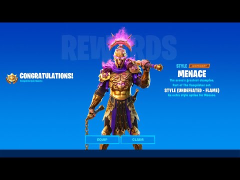 How to Unlock Undefeated Flame Menace Edit Style in Fortnite Season 5! - Complete Epic Quests (80)