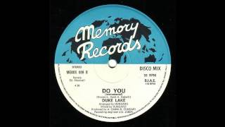 Duke Lake - Do You (Instrumental) (1983)