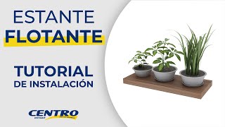 Video de Estante Flotante Repisa Con Ménsulas Invisibles 80×25×4cm