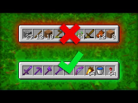 The Best Minecraft Inventory Layout For Survival