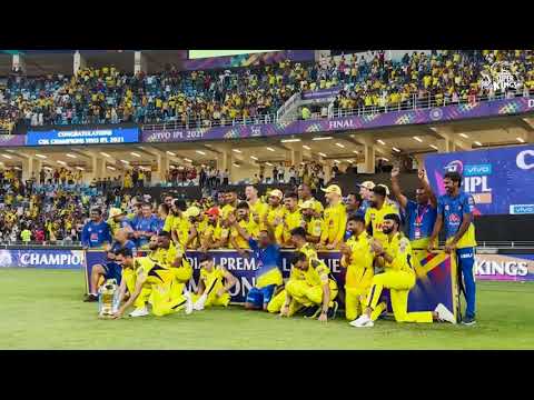 The Super Champions Celebrations |IPL 2021 final match highlight || ipl 2021 highlight today