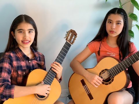 Tico Tico by Zequinha de Abreu | Thu Le Classical Guitar Duo by Daughters + Bloopers