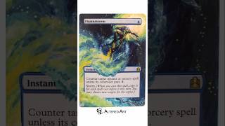 Flusterstorm by FZ AlteredArt #mtg #mtgalter #mtgcommunity #magicthegatheringtcg #mtgart #mtgalters