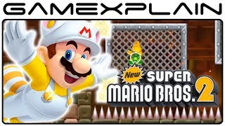 New Super Mario Bros. 2 - Invincible Raccoon Mario: Castle Footage (Nintendo 3DS)