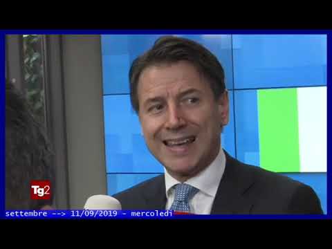 Prima notizia TG2-sera 11 settembre 2019 - mercoleDì - Conte a Bruxelles, 1° atto neo-governo