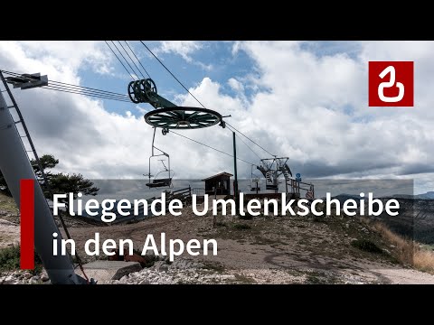 Sesselbahn mit fliegender Umlenkscheibe - La Moulière (L'Audibergue)