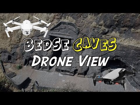 Aditya Kuche Bedse Caves | Drone View