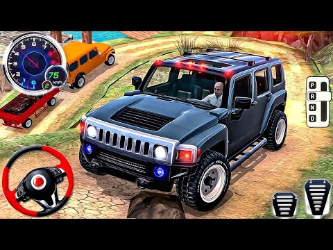 Cargo Jeep Drive Offroad  3D Simulator - Real Luxury SUV 4x4 Hummer Driver - Android GamePlay