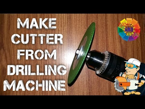 Showing the drill grinder machine