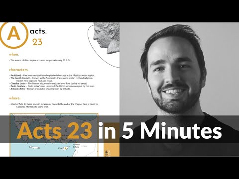 Acts 23 Summary in 5 Minutes - 2BeLikeChrist