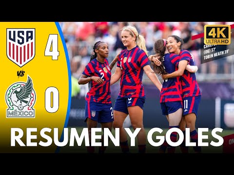 🔥 México vs Estados Unidos Femenil (4-0) | Amistoso Internacional | Julio 2021 | Highlights #futbol