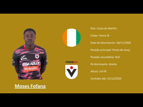 Moses Fofana | 2006 (Viimsi JK) Esiliiga footage