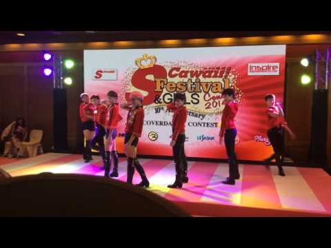140504 Boy's Angelica Cover AOA - Intro(Glam) + Elvis @S-Cawaii ! JK Cover Dance 2014 (Audition)