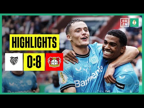 Sieben Torschützen! Bayer ohne Probleme weiter: Teutonia 05 - Bayer Leverkusen | DFB Pokal | DAZN