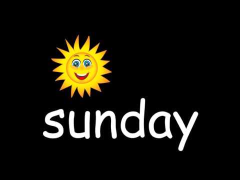 YouTube video about: How do you spell sunday?