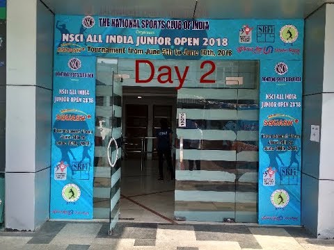 NSCI ALL India Junior Open 2018 I Day 2 I Qual I BU19 I Shlok Makhija vs Arjun Singh