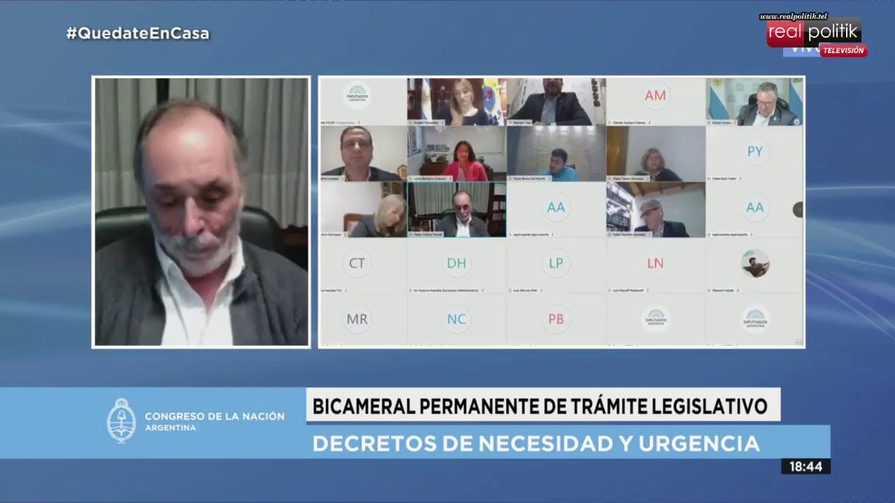 Senado: La Comisión Bicameral analiza decretos de necesidad de urgencia