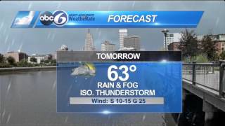 ABC6 Weather Update - March 24th, 7pm