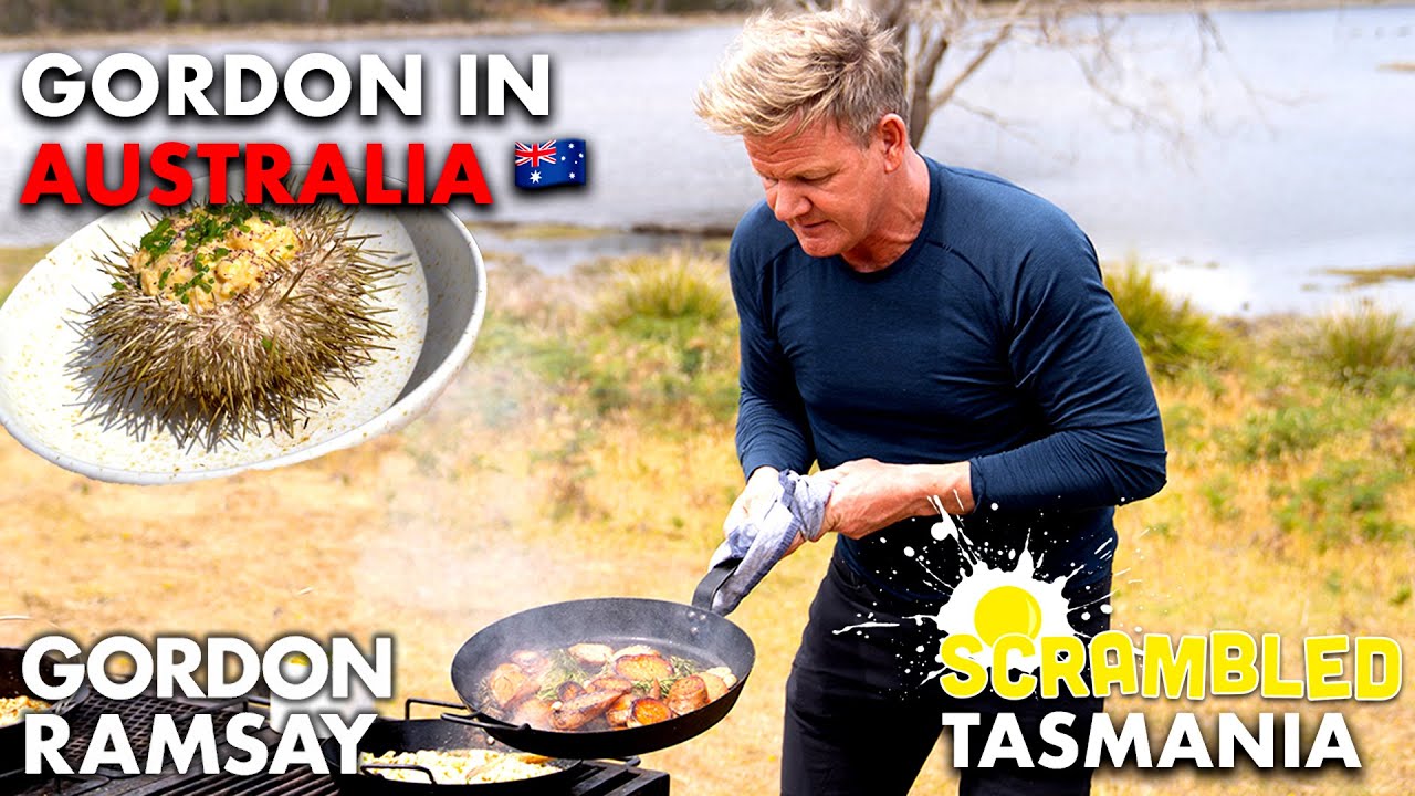 Gordon Ramsay Makes Sea Urchin Scrambled Eggs in Australia Scrambled