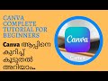 Beginners Special|Canva ആപ്പിനെ കുറിച്ച് കൂടുതൽ അറിയാം|Canva editi