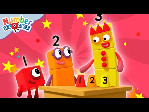 One, Two, Three | Full Episode - S1 E5 | Numberblocks (Level 1 - Red 🔴)