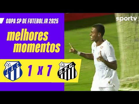 Gols e lances de Jaciobá x Santos
