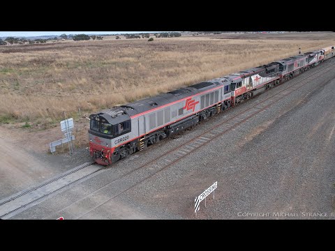 SCT 2PM9 Freight Train With 4 Diesel Locomotives & 93 Wagons (15/4/2022) - PoathTV Railways
