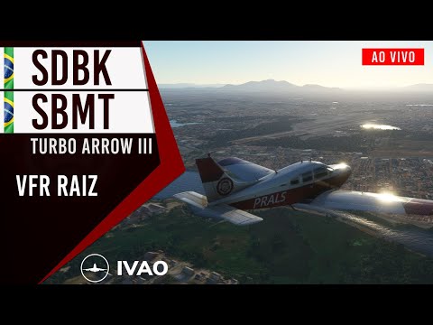 Flight Simulator 2020 | P28R @ VFR Raiz | Botucatu - São Paulo (Campo de Marte) | #IVAO