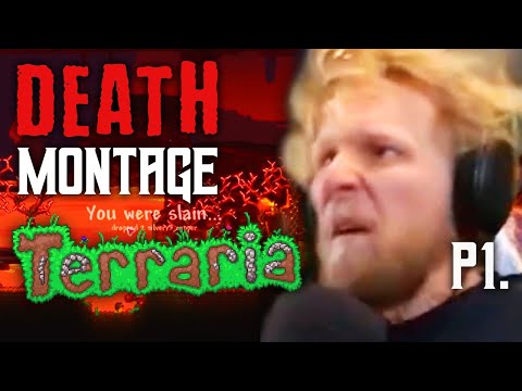 Quin69 - Terraria Death Montage | Quin69 Terraria Highlights | Zenith Deaths | Quin69 RIP | Part 1