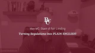May MC: State of Fair Lending